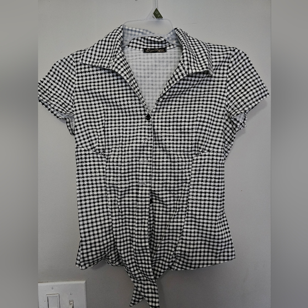 PUG Gingham Ridley Top